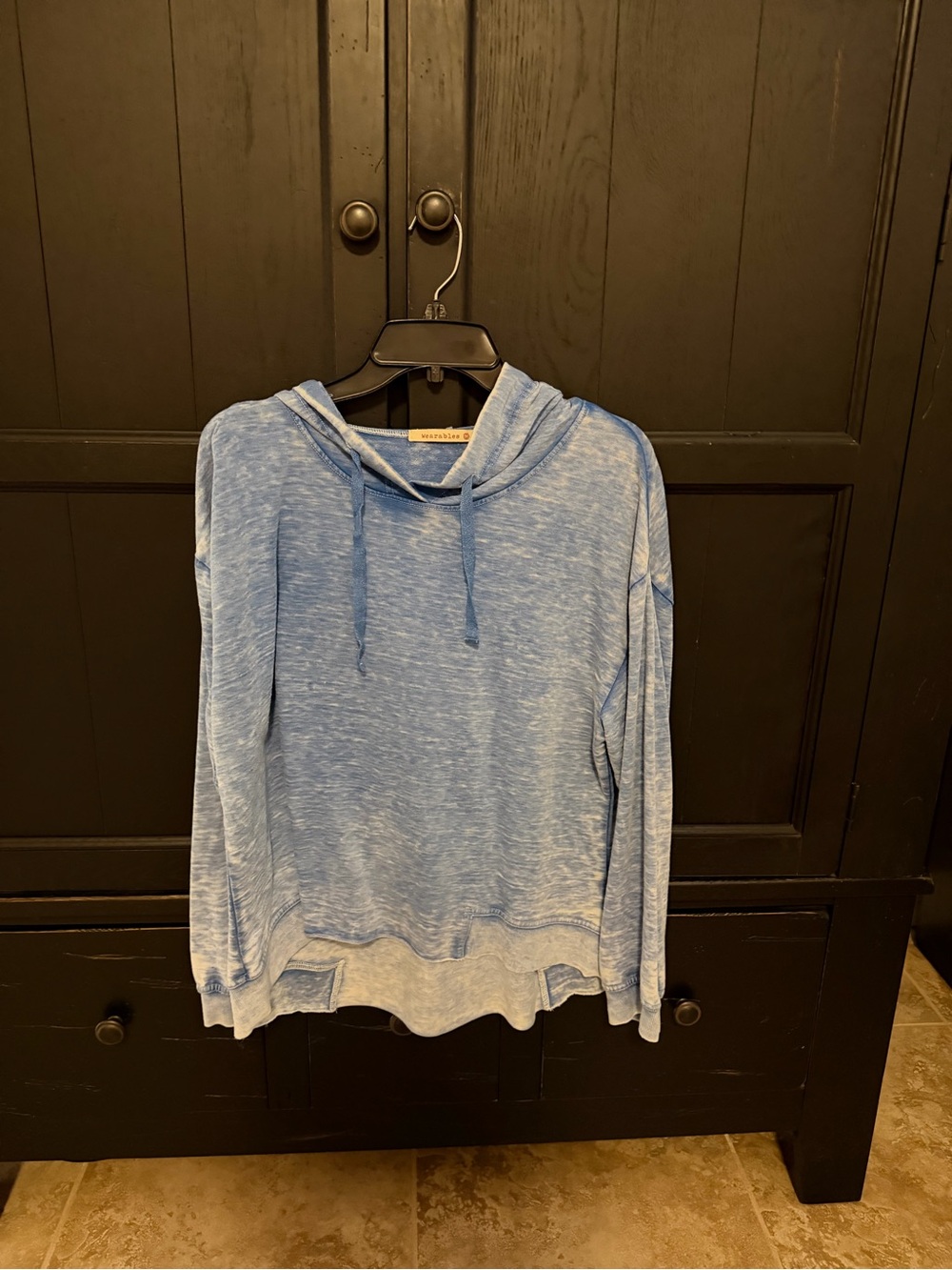 Wearables blue casual top